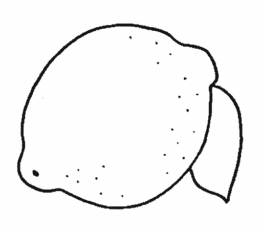coloriage citron 15