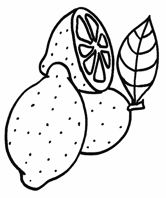 coloriage citron 19