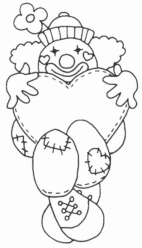 coloriage clown 10