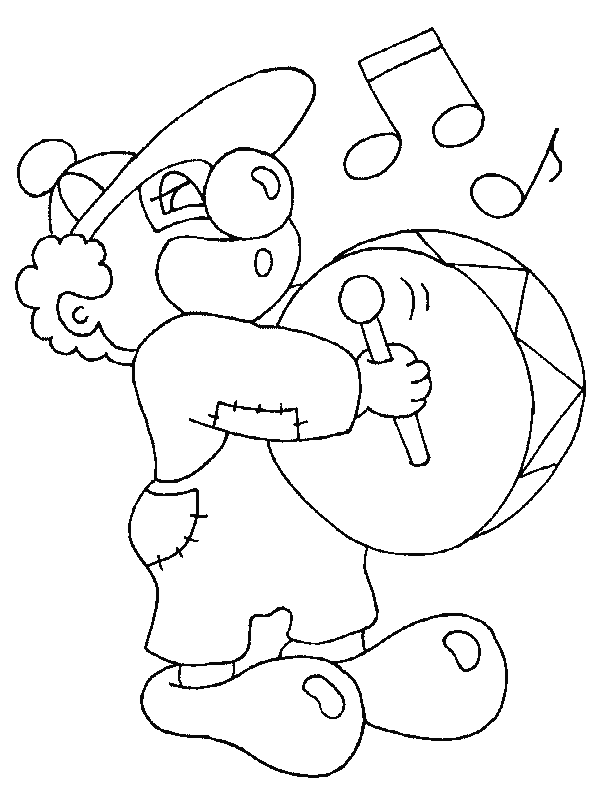 coloriage clown 15