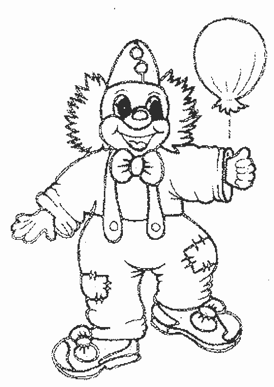 coloriage clown 19