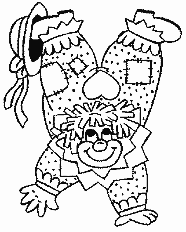 coloriage clown 20