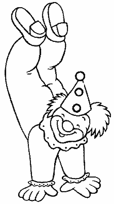 coloriage clown 25
