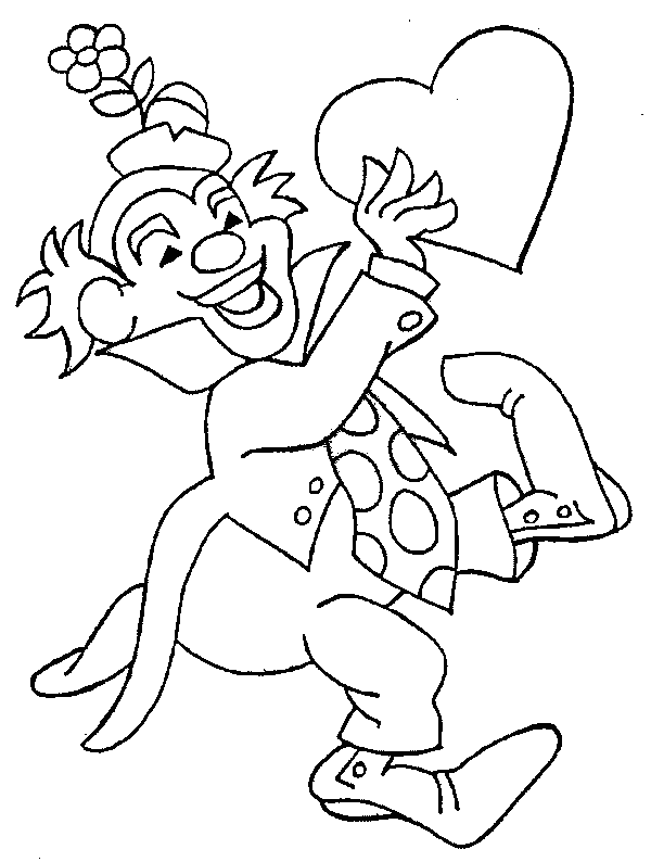 coloriage clown 32