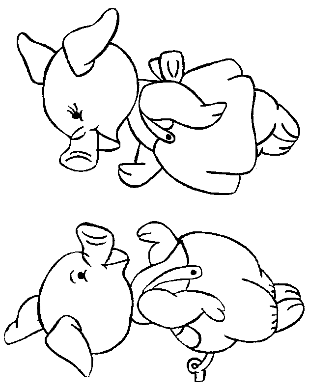 coloriage cochon 73