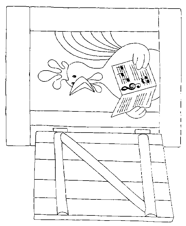 coloriage coq 17
