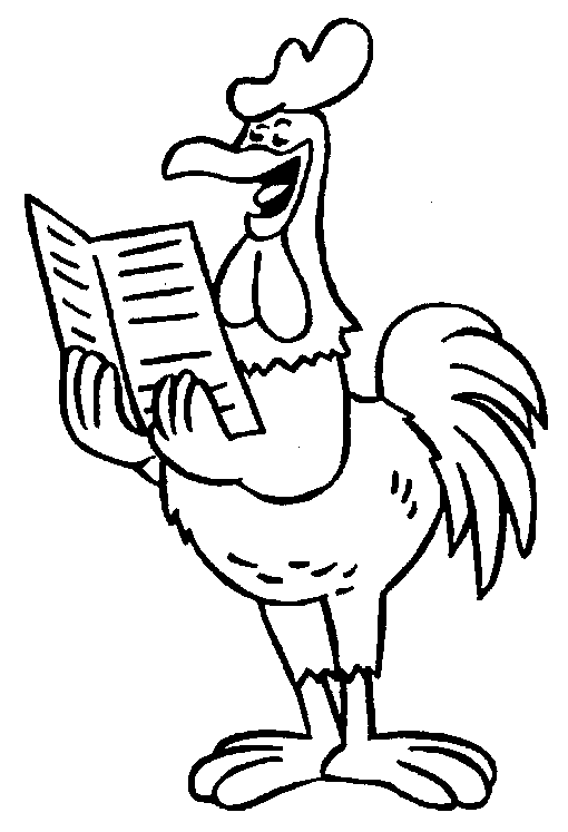 coloriage coq 32