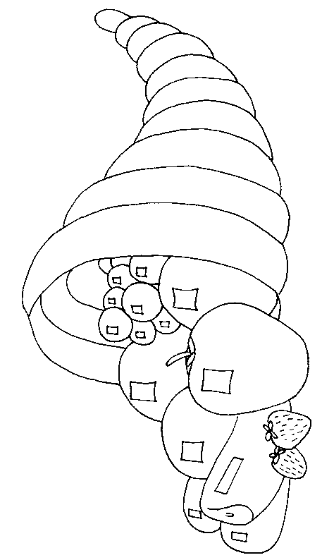coloriage corne abondance 02