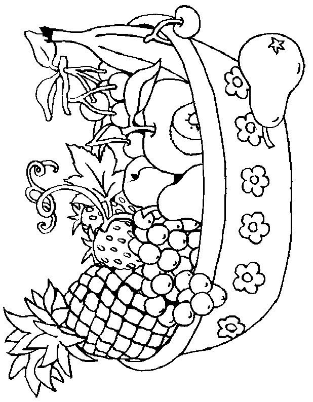 coloriage coupe de fruit 01