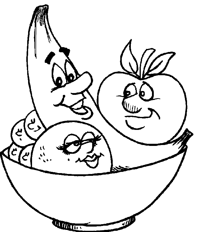 coloriage coupe de fruit 02