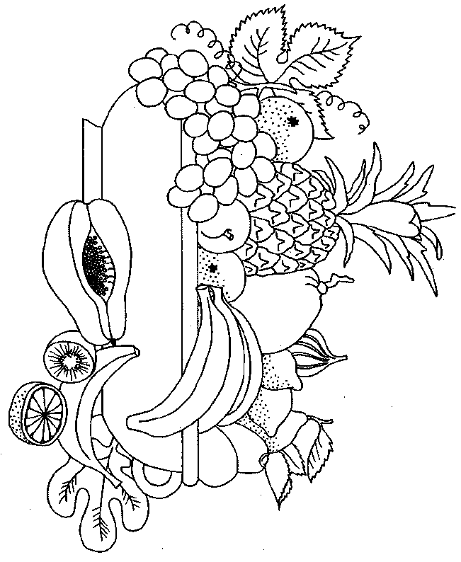 coloriage coupe de fruit 06