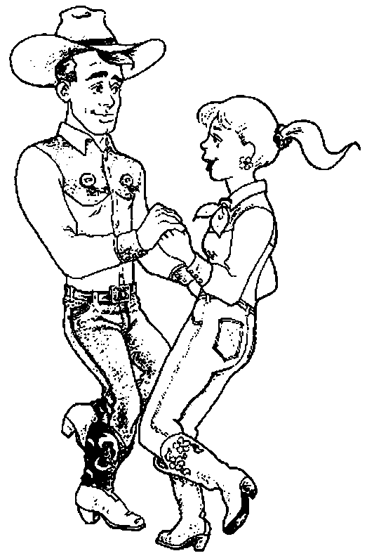 coloriage cowboy 34