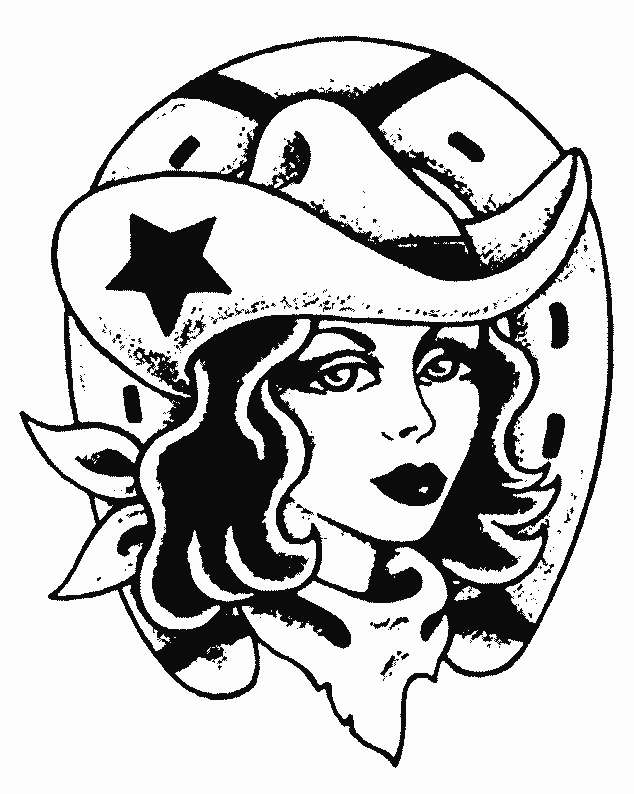 coloriage cowboy 38