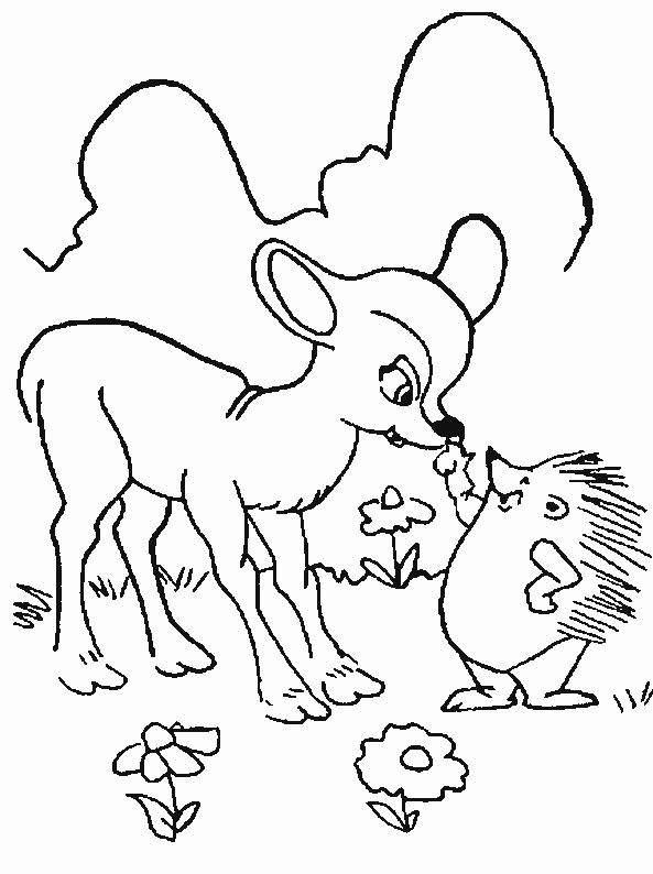 coloriage faon 10