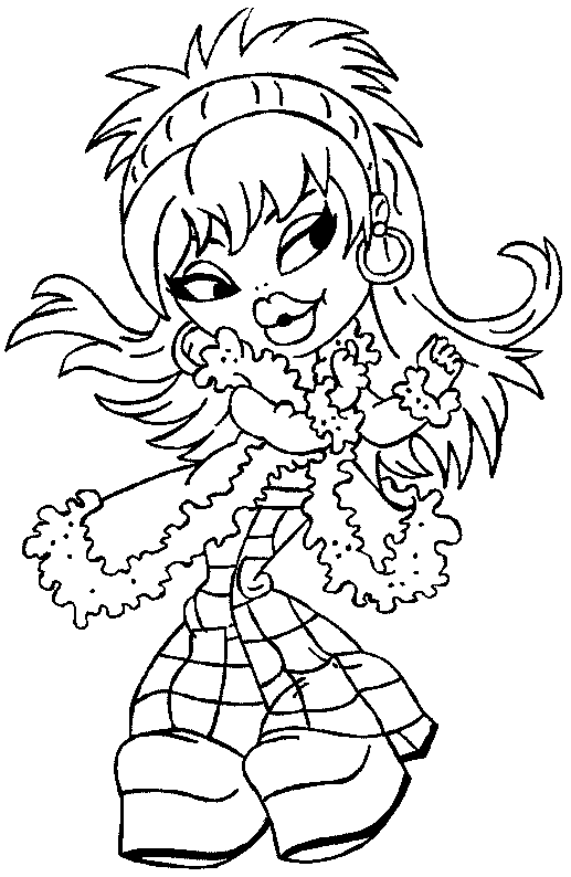 coloriage bratz 04