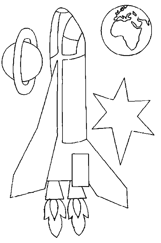 coloriage fusee 06