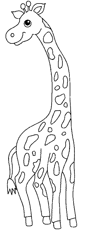 coloriage girafe 10