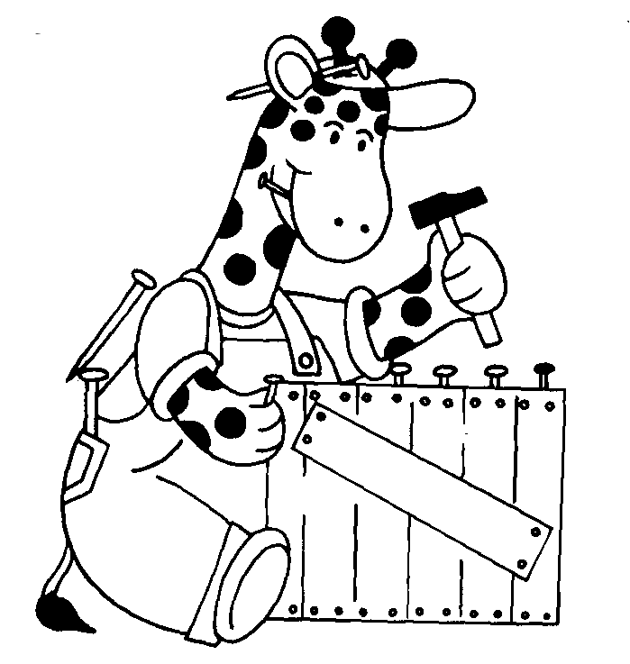 coloriage girafe 11
