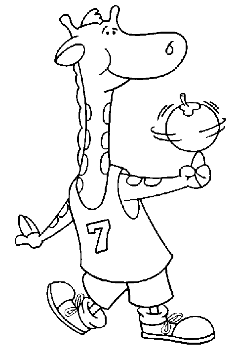 coloriage girafe 12  Coloriage en ligne gratuit pour enfant