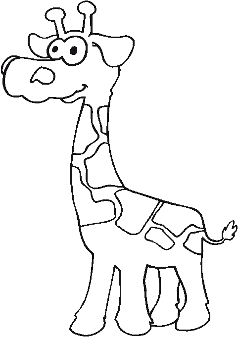 coloriage girafe 19