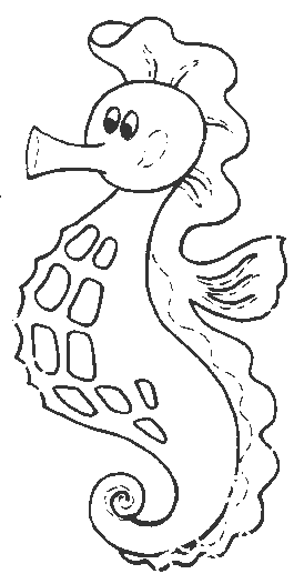 coloriage hippocampe 29