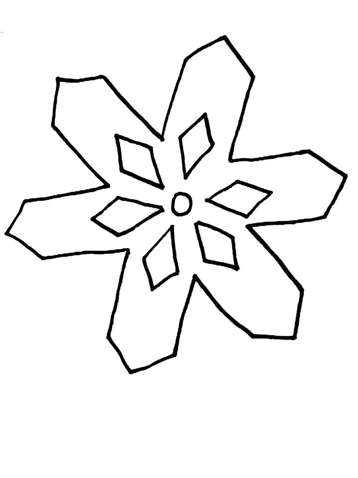 coloriage flocon de neige 02