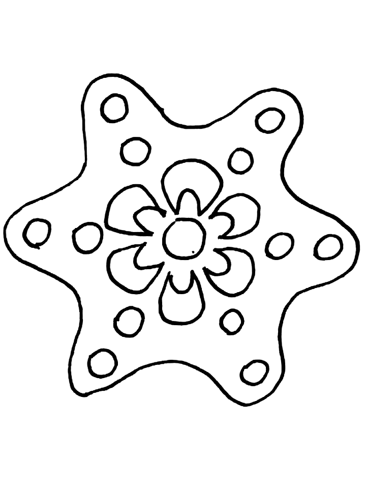 coloriage flocon de neige 03