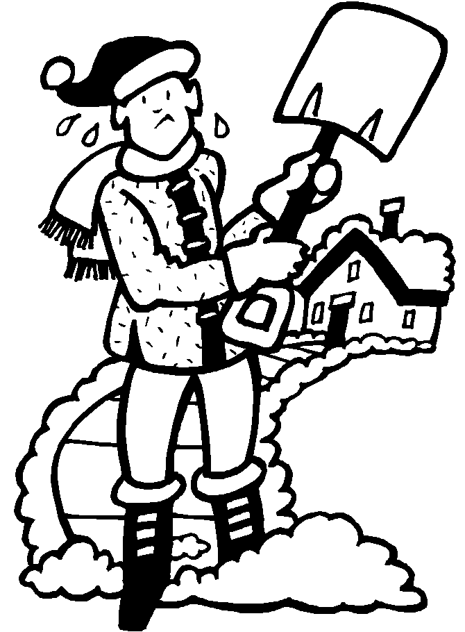 coloriage hiver glace neige 23