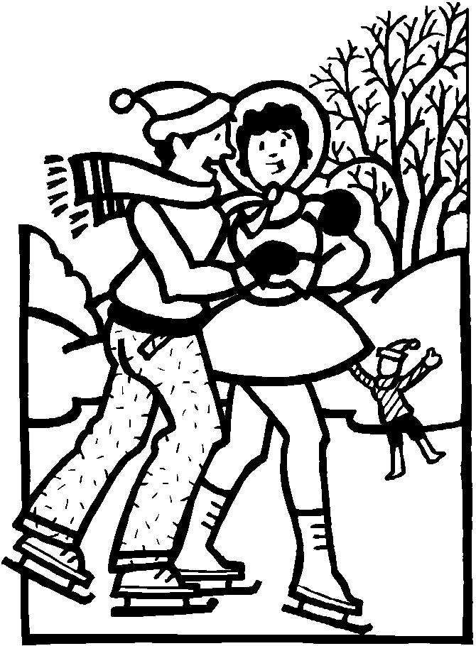 coloriage hiver glace neige 24