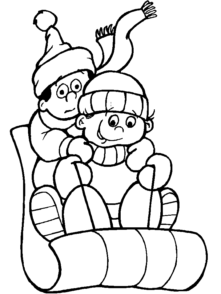 coloriage hiver glace neige 26