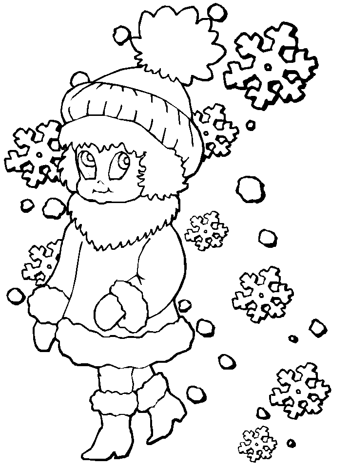 coloriage hiver glace neige 28