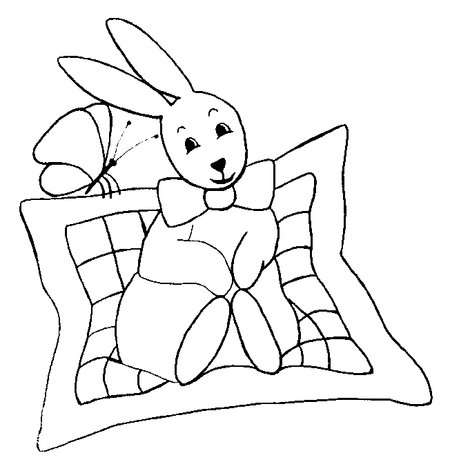 coloriage lapin 28