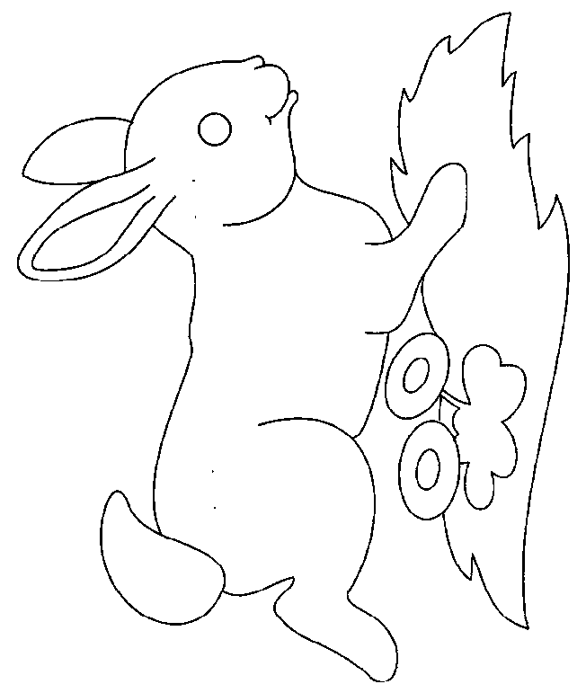 coloriage lapin 36