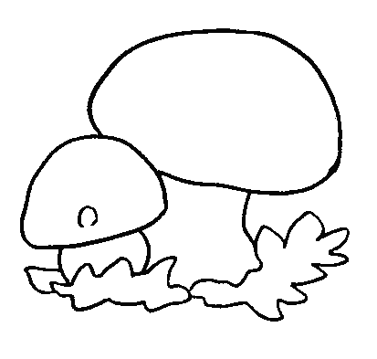 coloriage de champignon 04
