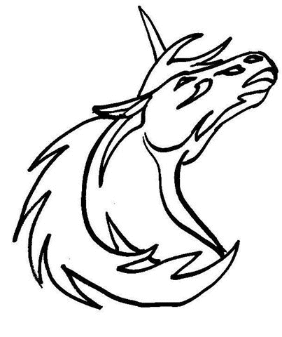 coloriage de licorne 04