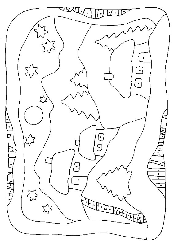 coloriage maison 08
