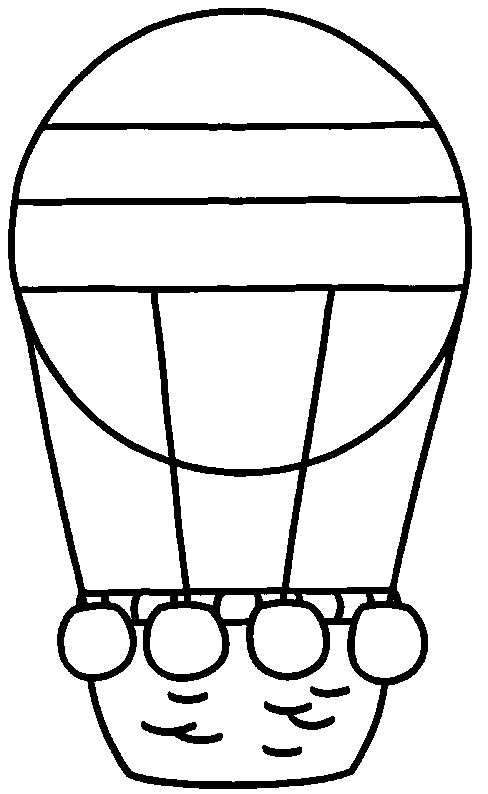 coloriage montgolfiere 01