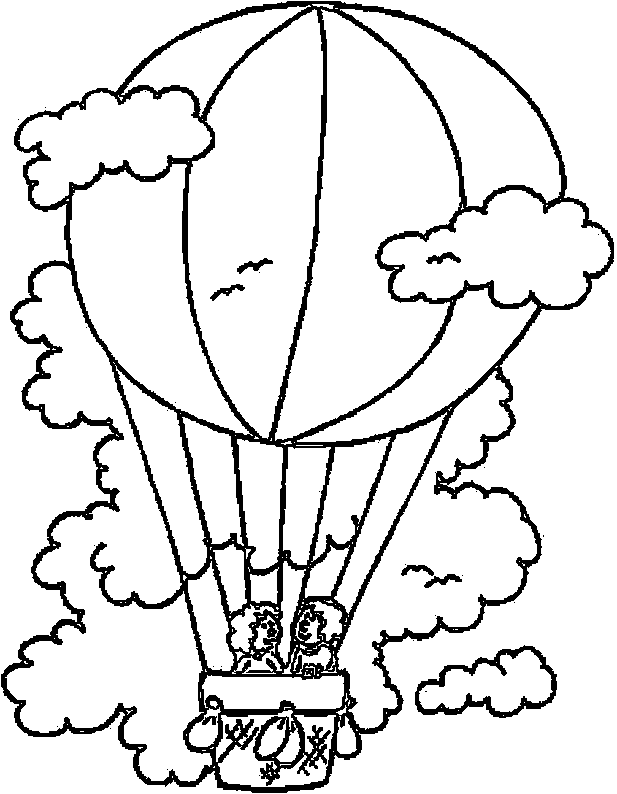 coloriage montgolfiere 06