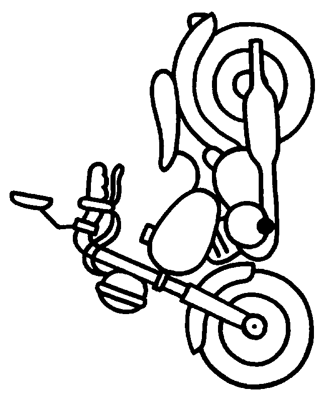 coloriage moto 01