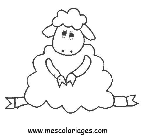 coloriage mouton 02