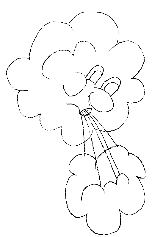 coloriage de nuage 03