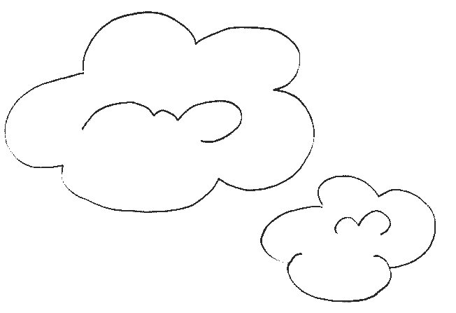 coloriage de nuage 04