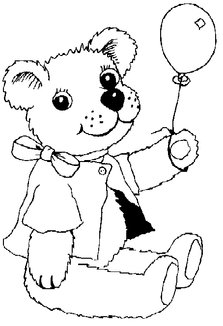 coloriage ours 09