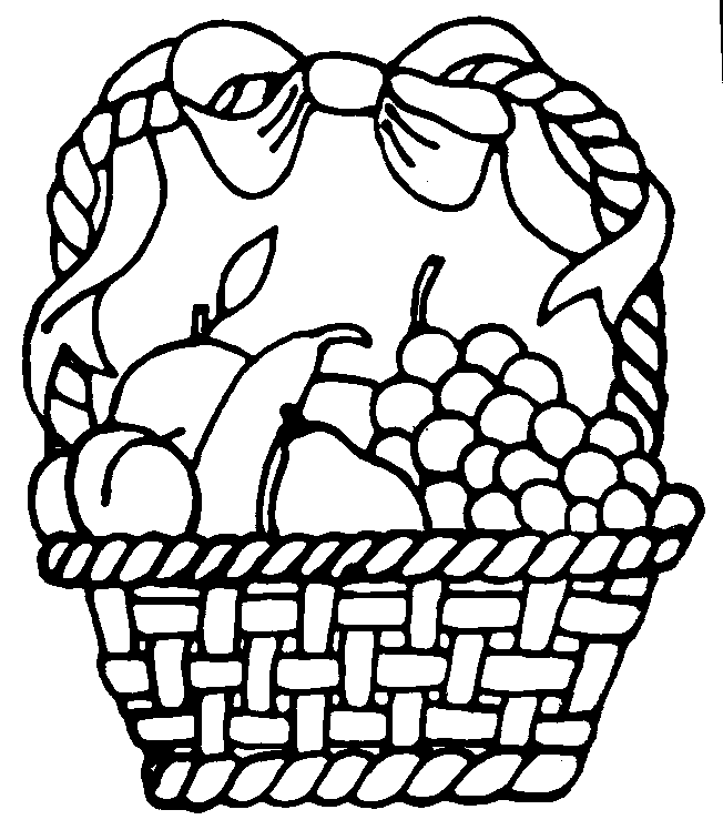coloriage panier fruit 02