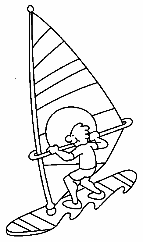 coloriage plage 01