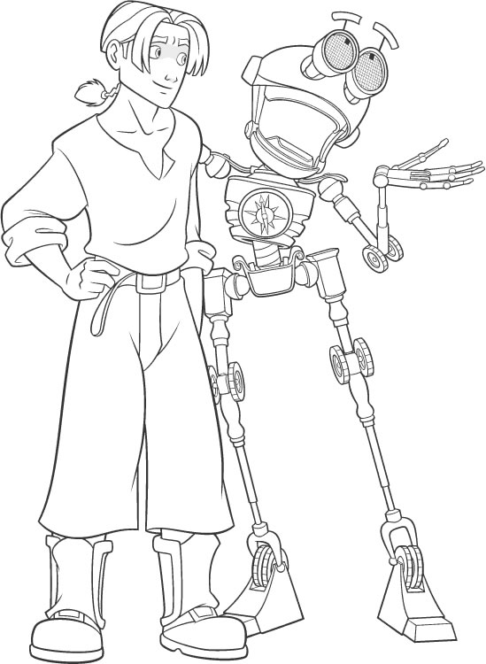 coloriage de planete 01