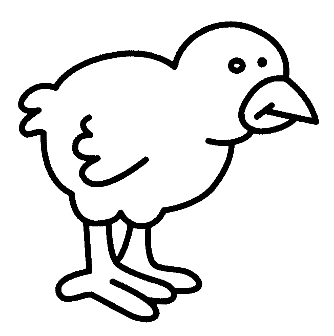 coloriage poussin 24