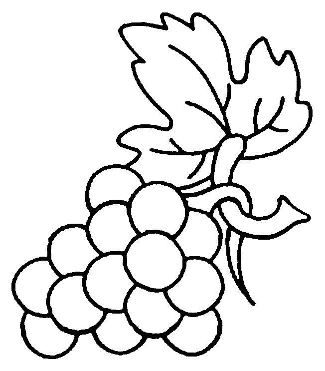 coloriage raisin 06