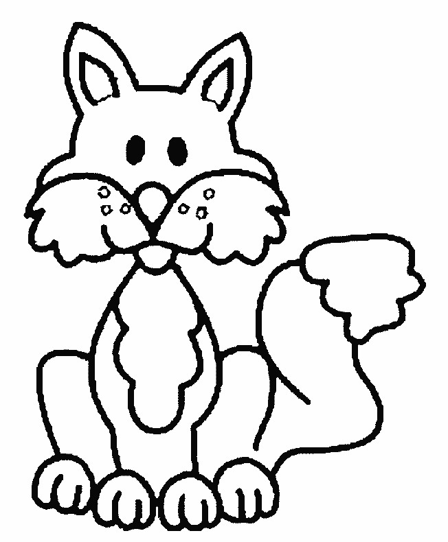 coloriage renard 03