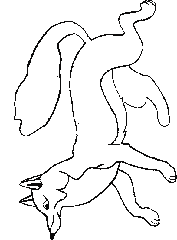 coloriage renard 07